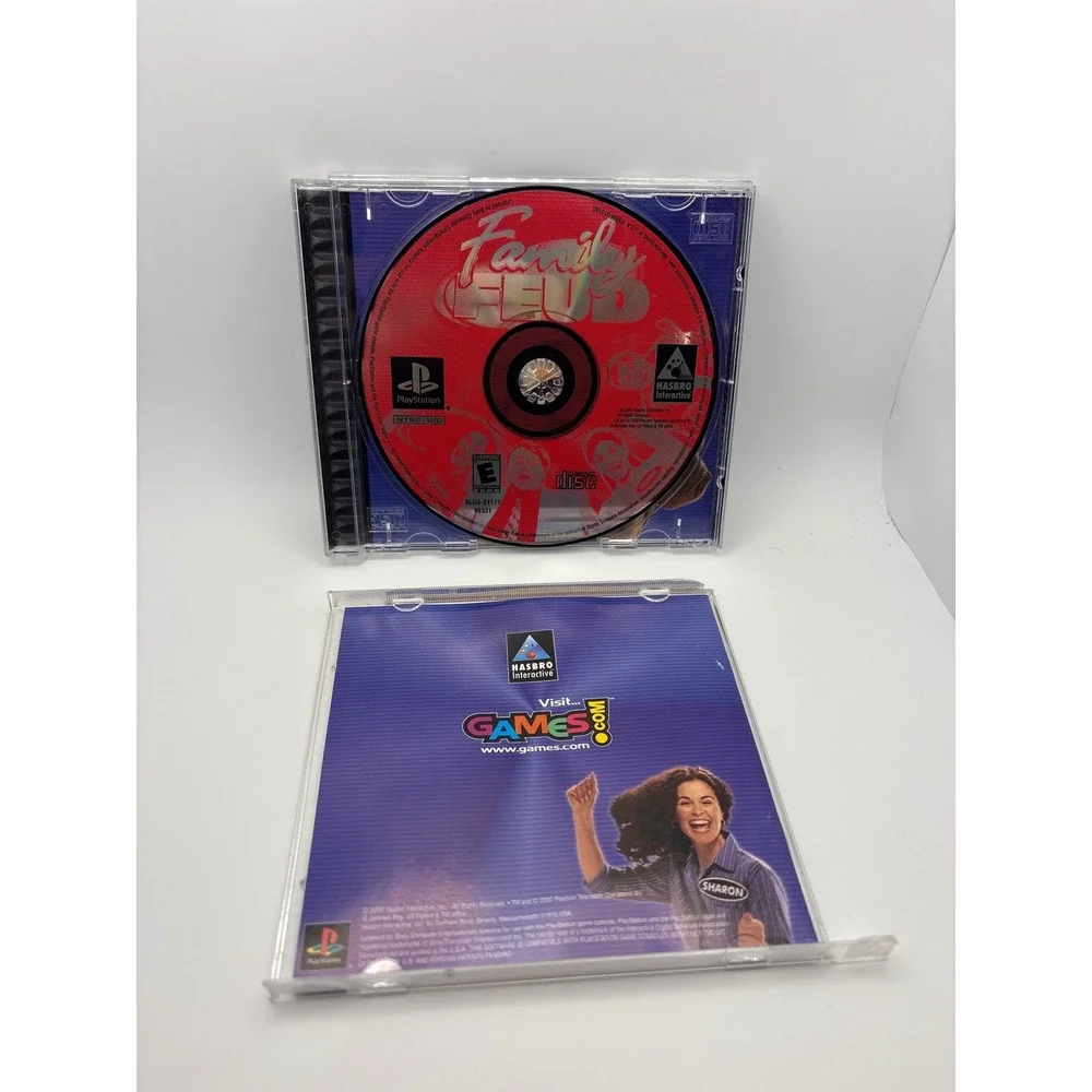 Family Feud Sony PlayStation 1 PS1 2000 Hasbro Interactive SLUS-01171 Retro Game